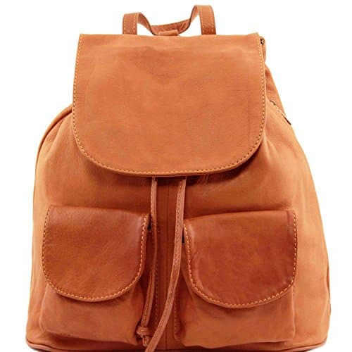 Mochila de cuero de la Toscana Cuero de la Toscana para mujeres