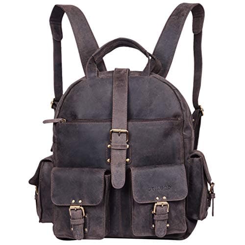 Mochila de cuero para hombre Stilord