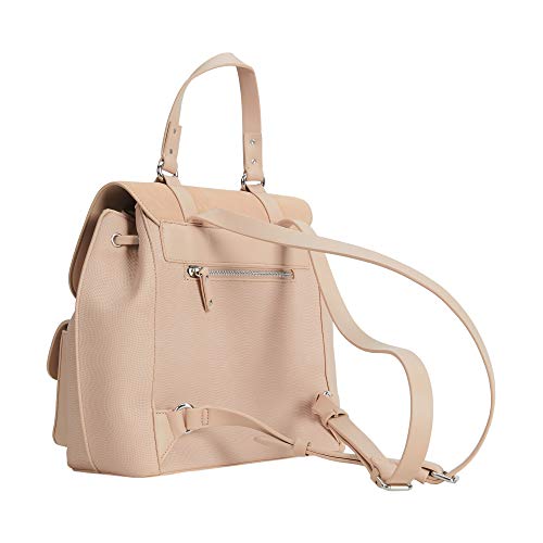 Bolsa de mochila beige rosa para mujeres