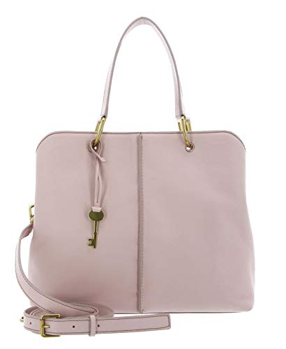 Bolso de cuero rosa , marca Fossil para mujer