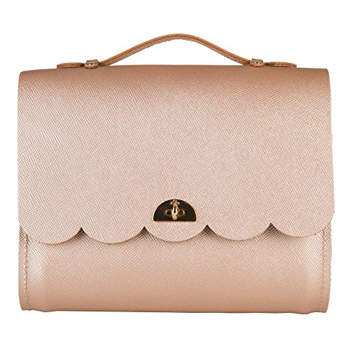 Bolso de estilo retro, Cambridge Satchel de oro para mujer, original