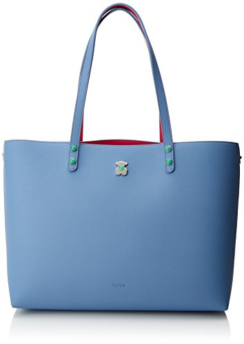 Bolso de la compra Tote para mujer, TOUS, color azul