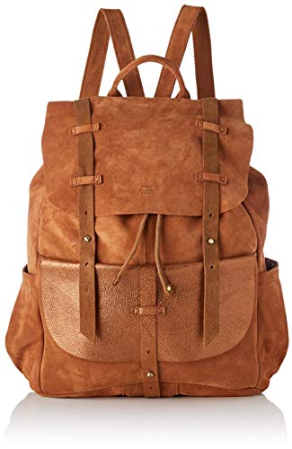 Bolso mochila de gamuza color cobre Mila y Louise para mujer