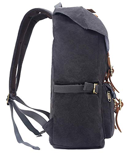 Esta gran y versátil mochila EverVanz en cuero y lona ( 47 centímetros x 30 centímetros x 16 centímetros ) tiene un aspecto decididamente urbano con notas de moda y un precio realmente asequible !