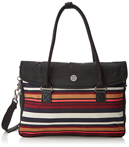 Bolso de trabajo rayado Kipling para mujeres