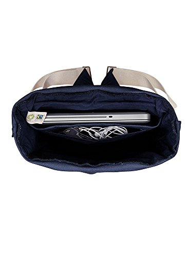 Mochila escandinava Ansvar de algodón orgánico con compartimento para el portátil para hombres y mujeres.