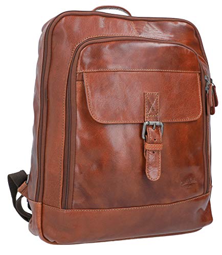 Mochila cuero vintage Gusti para portátil Niki