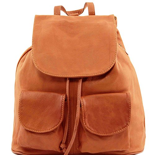 Mochila de cuero de la Toscana Cuero de la Toscana para mujeres