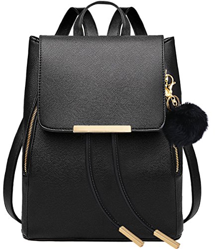 Mochila urbana para mujer color negro y estilo urbana